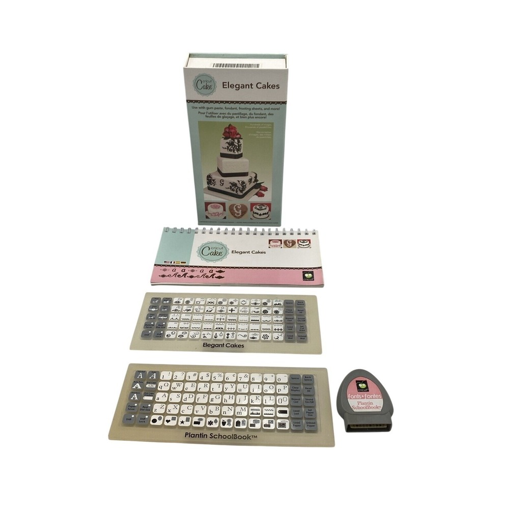 Cricut Cake Cartridge Elegant Cakes & Plantin SchoolBook Replacement Parts